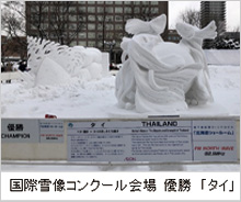 さっぽろ雪まつりなど札幌市の観光振興に活用されました。